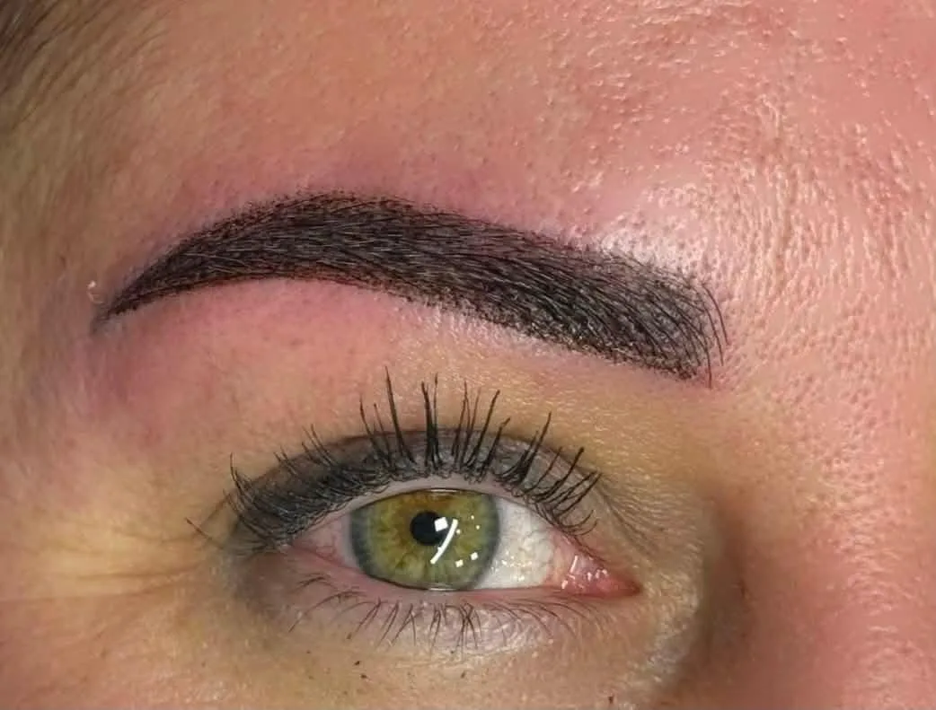 Obočí pudrové – ukázka práce, Permanent Glam