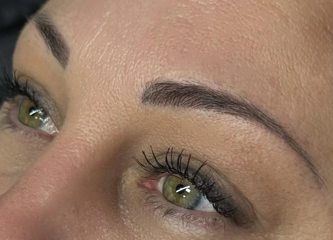 Obočí pudrové – ukázka práce, Permanent Glam