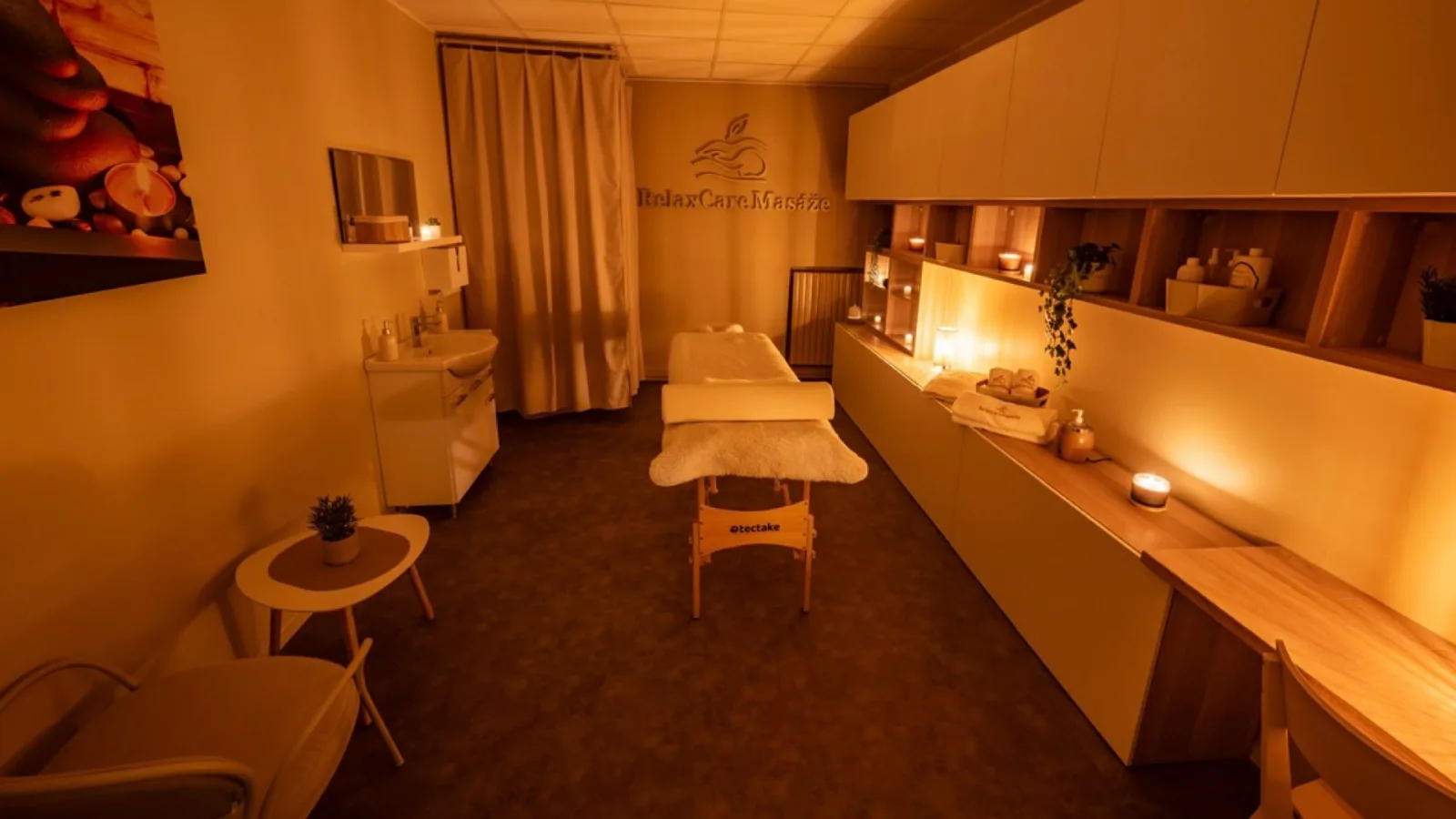 RelaxCare Masáže Zlín – interiér salonu