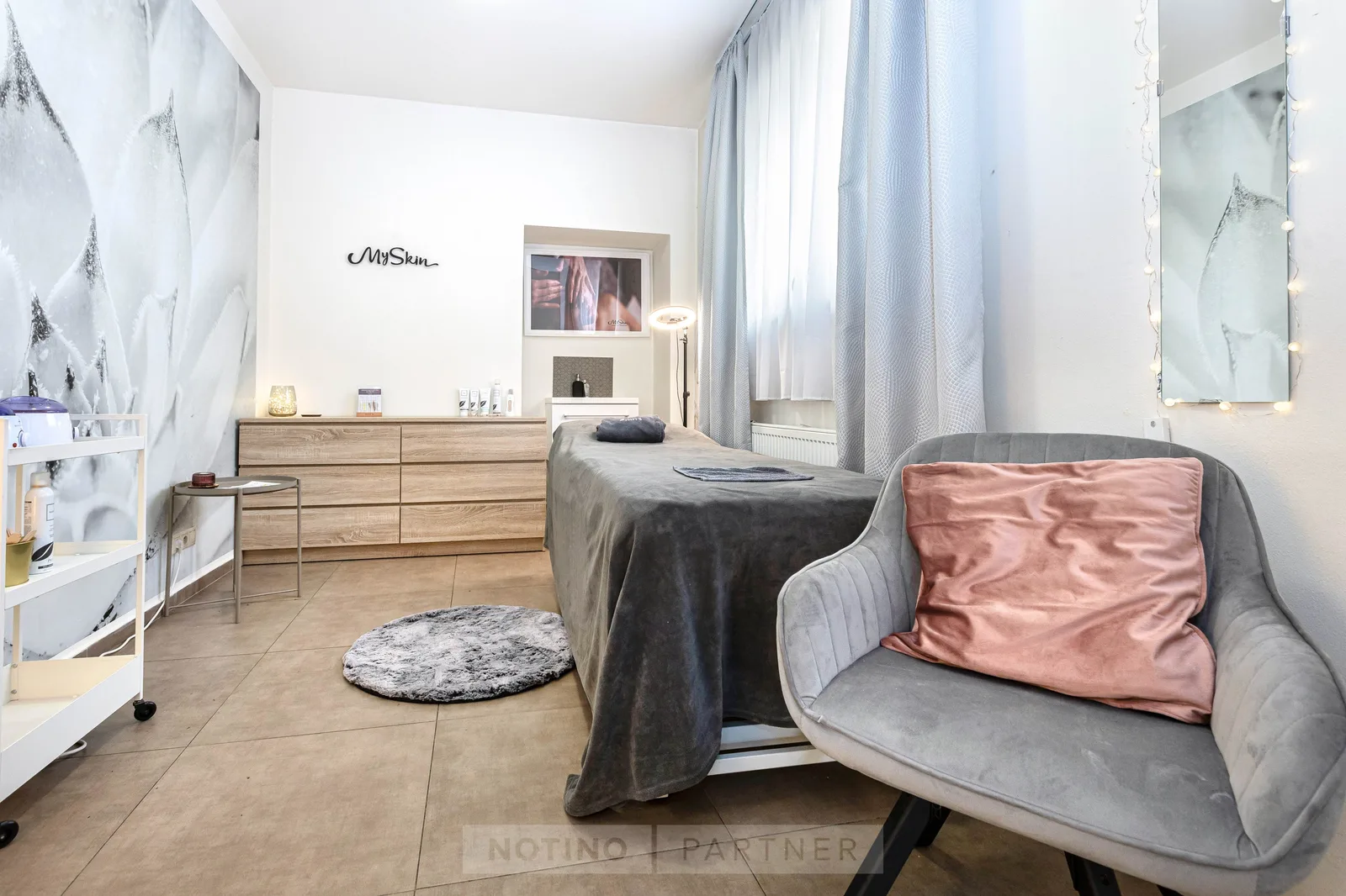 MySkin Kosmetické studio – interiér salonu