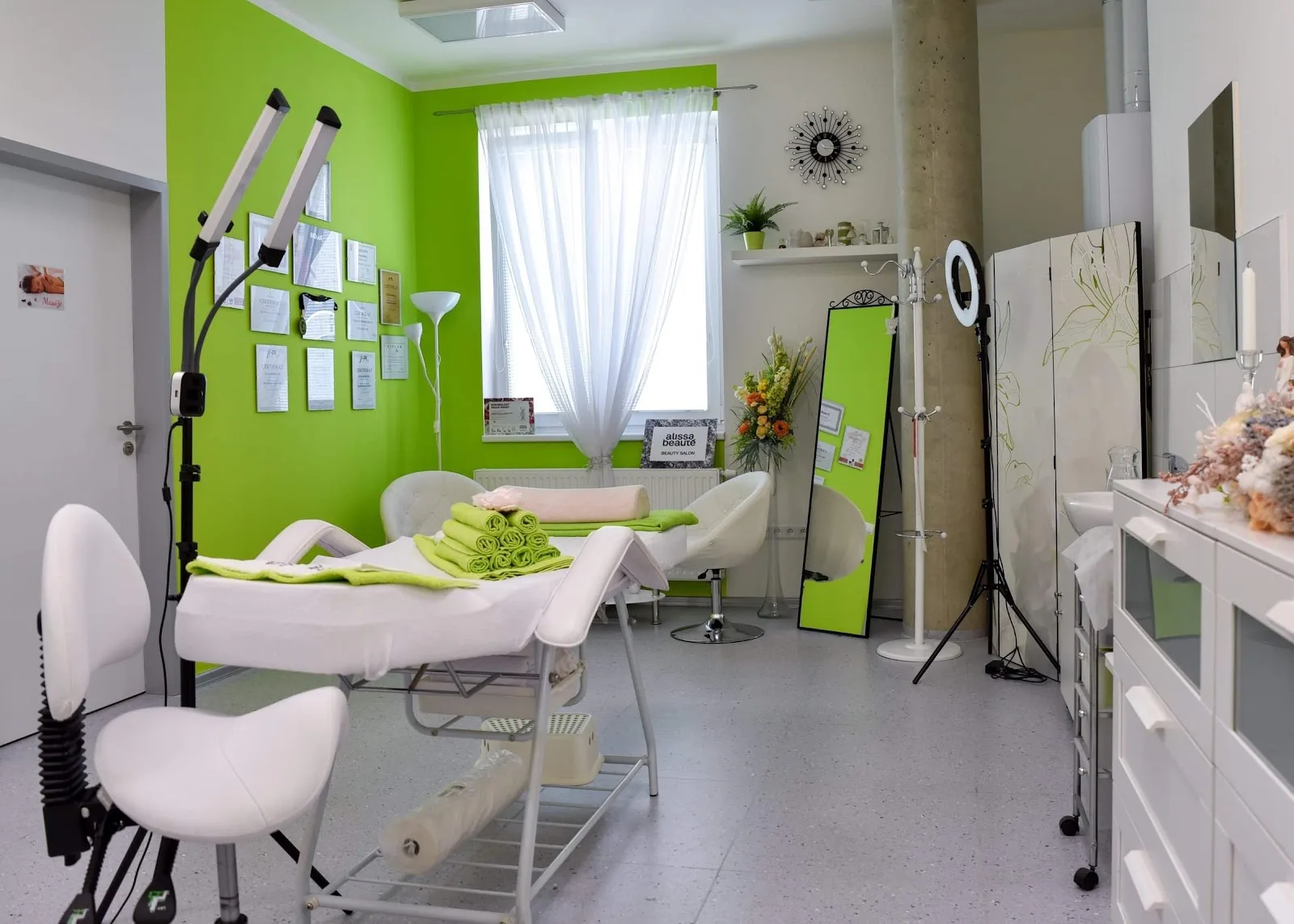 Kosmetika a permanentni make-up Petra Beníčková – interiér salonu