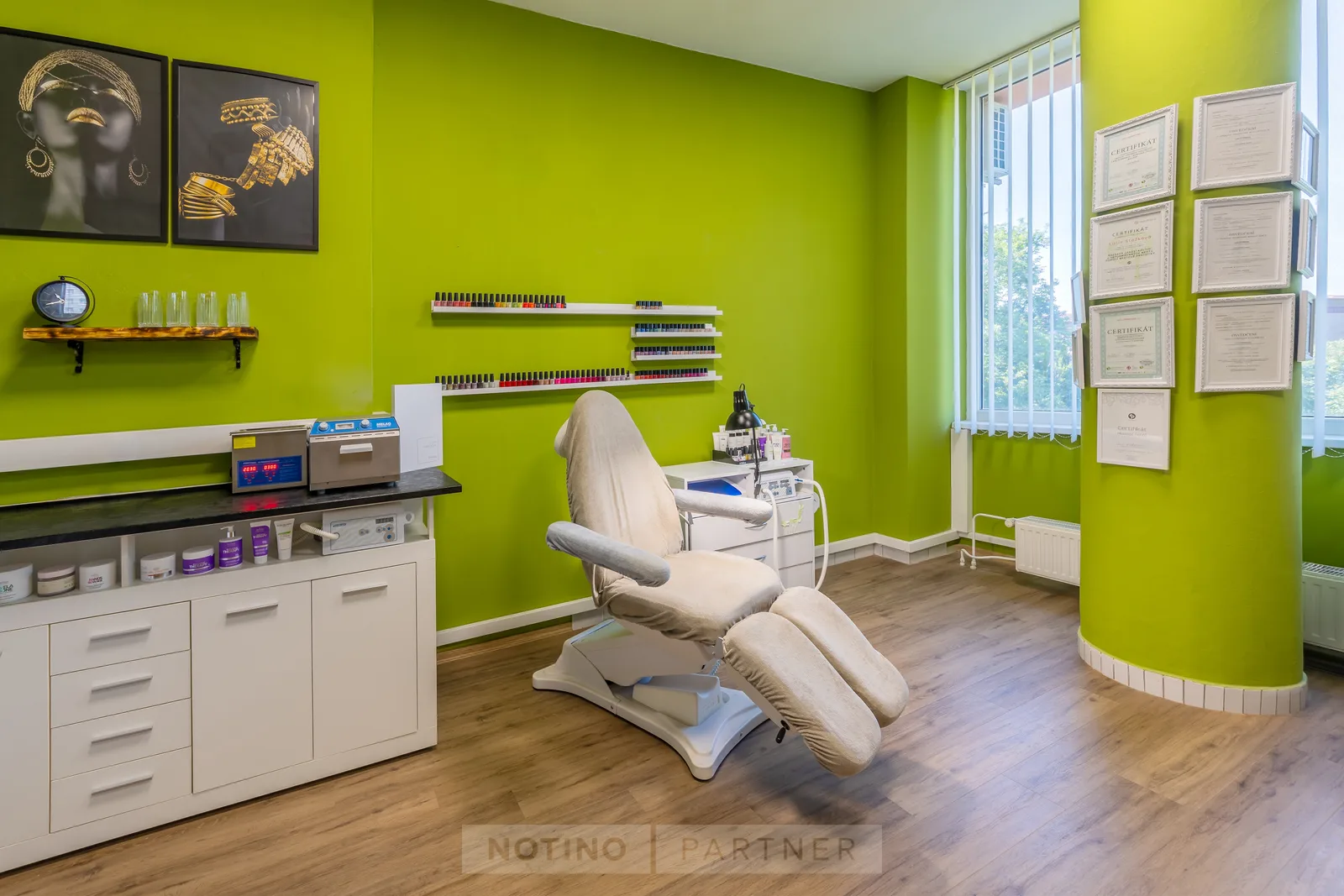 Pedikúra u Stonožky – interiér salonu
