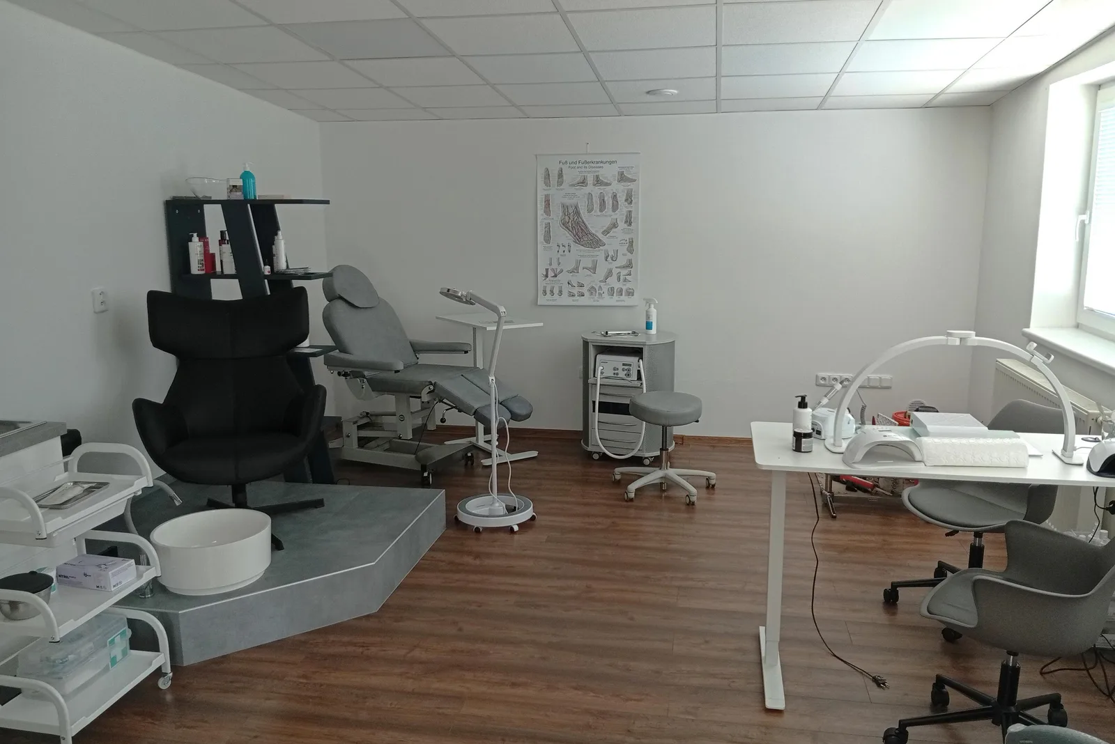 Pedikúra a manikúra Hedvika Luxová – interiér salonu