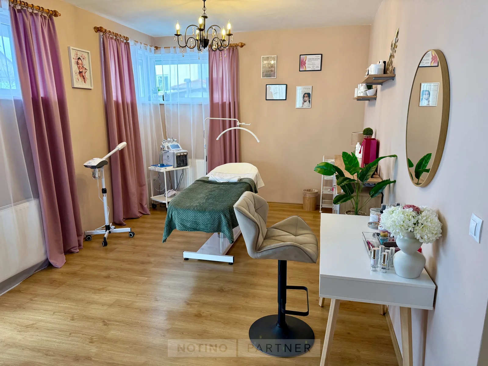 Chris.Tina Kosmetické Studio – interiér salonu