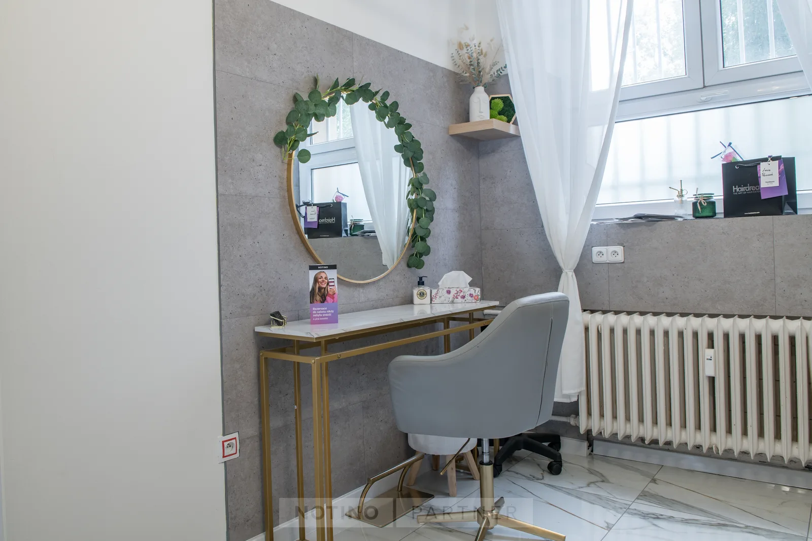 Lucie Hairdreams – interiér salonu