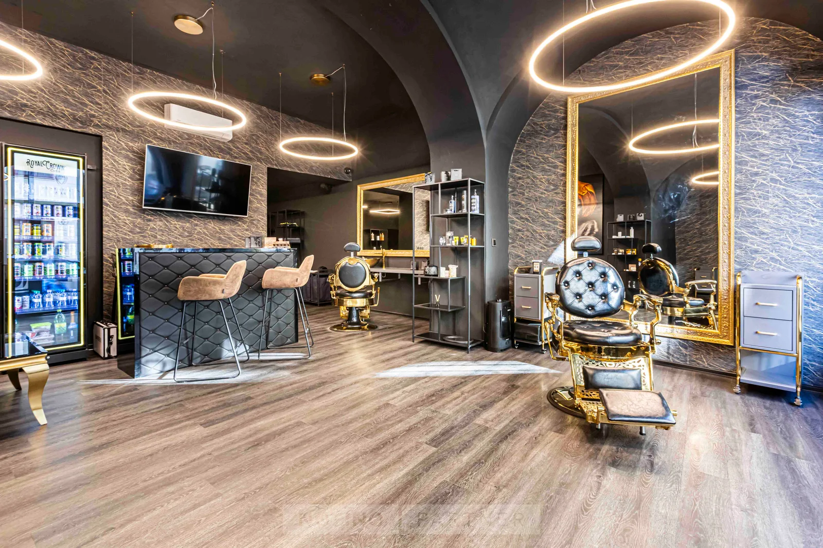 JS Barber – interiér salonu