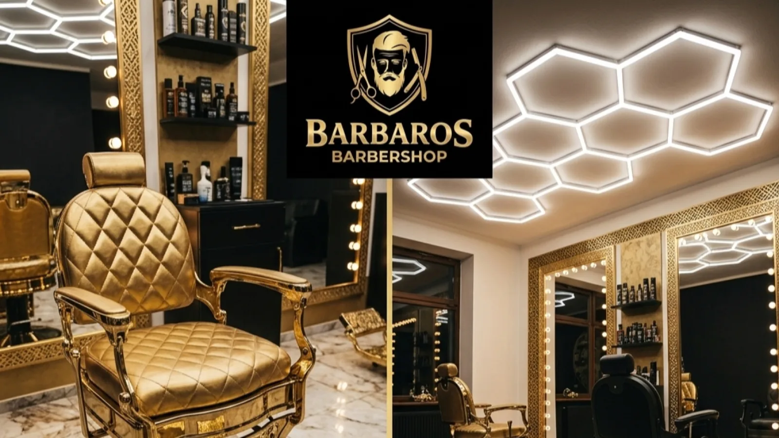 Barber shop BARBAROS – interiér salonu