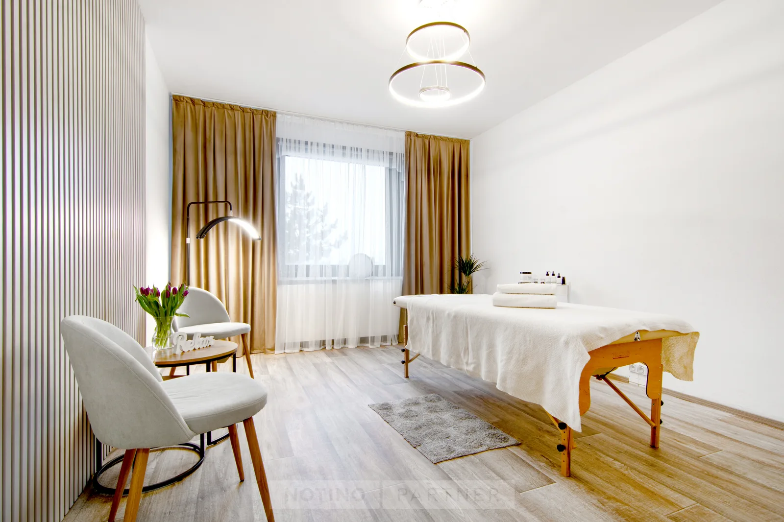 Masážní studio Ruslana Pardubice – interiér salonu