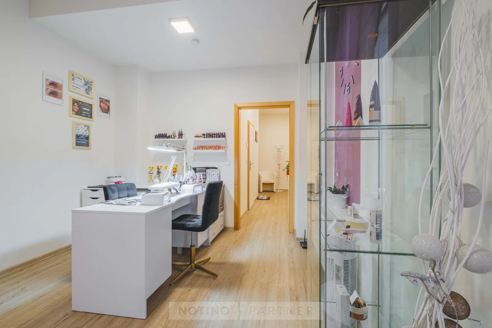 Žaneta Kudláčová kosmetika, nehty & permanentní make-up – interiér salonu