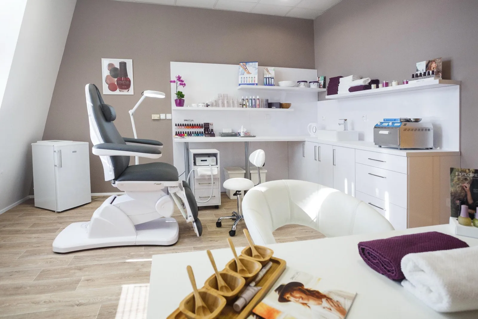 Zdravá Pedikura – interiér salonu