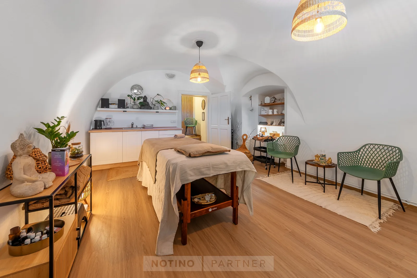 Therapy masážní studio – interiér salonu