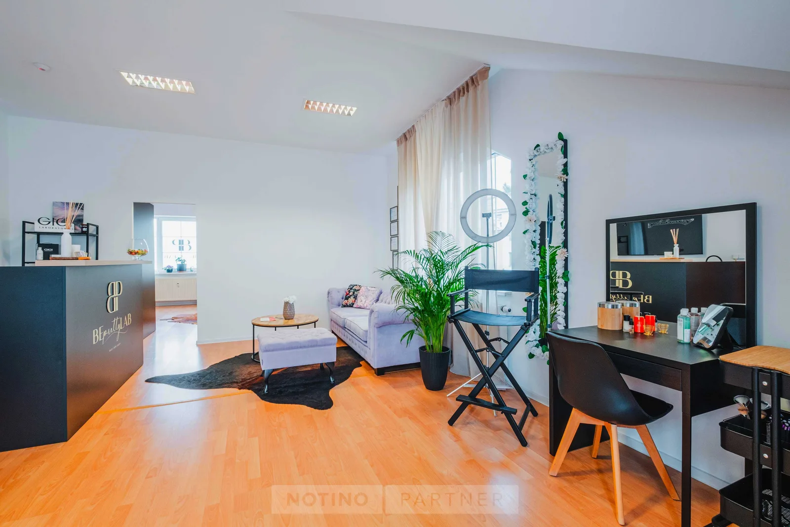 Beprettylab Pilates Reformer Olomouc – interiér salonu