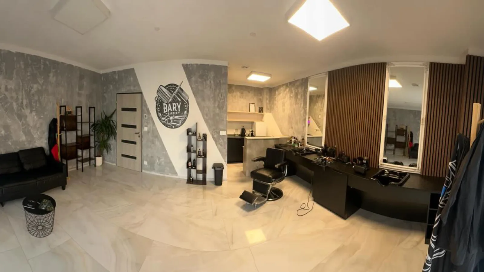 Bary Barber – interiér salonu