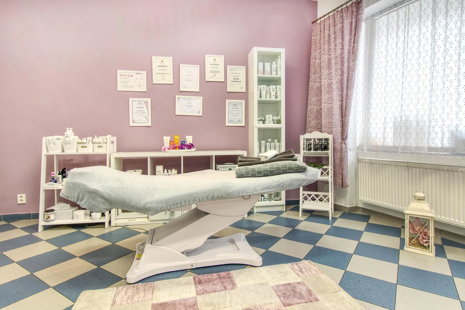 Kosmetika Renatka – interiér salonu