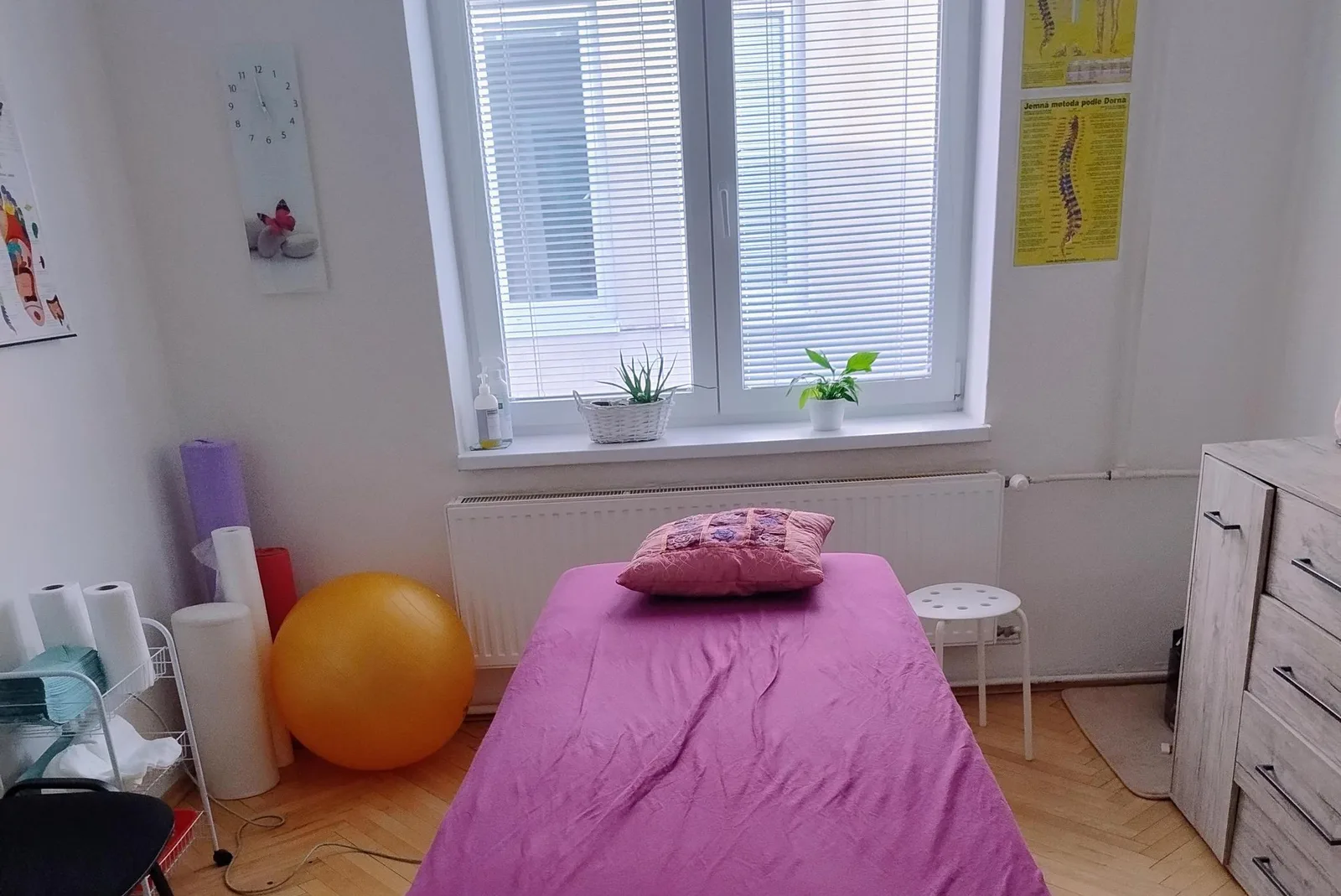 Masáže Renáta Piňousová – interiér salonu