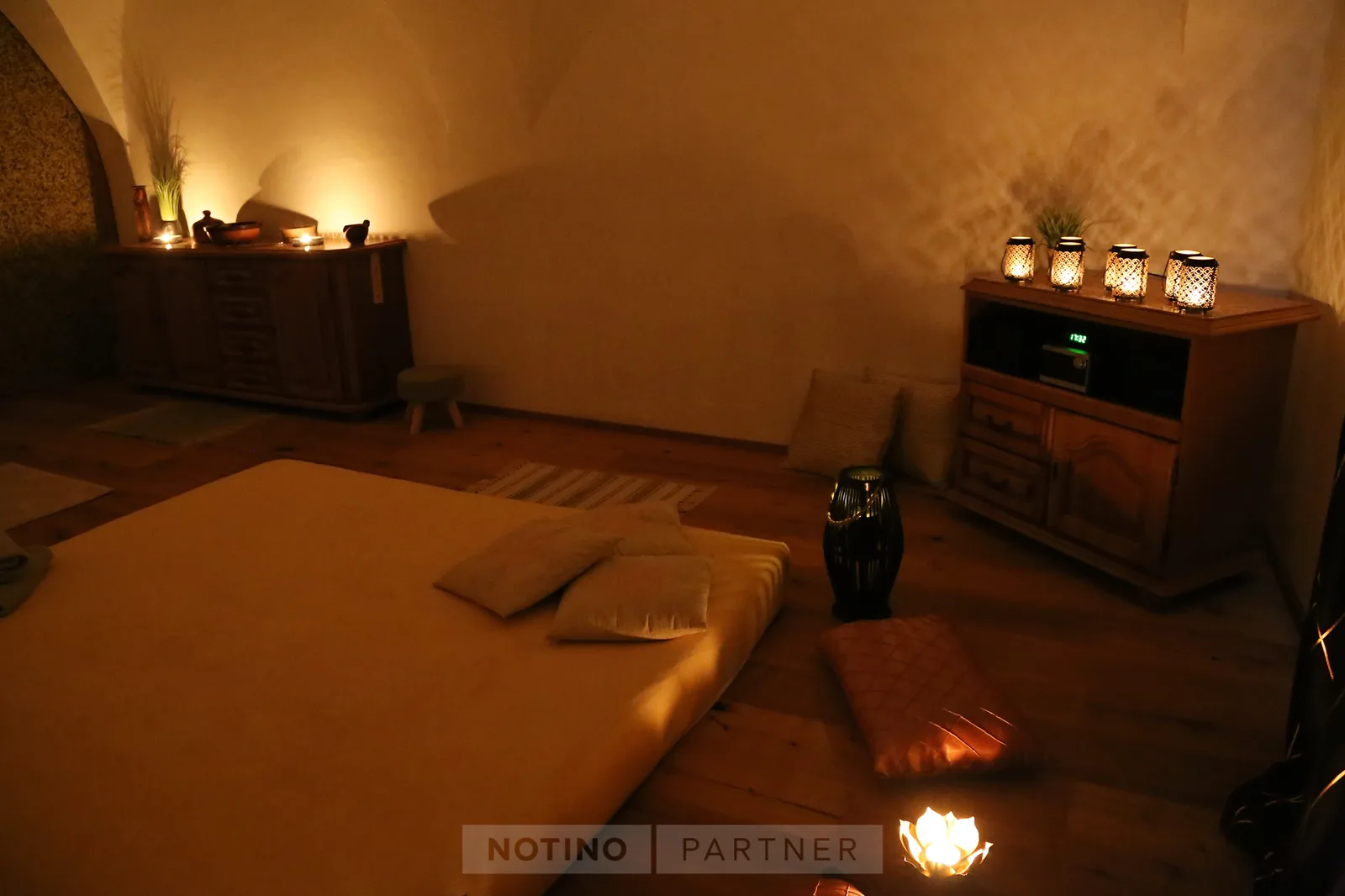Masáže Harmonie Doteku Jihlava – interiér salonu