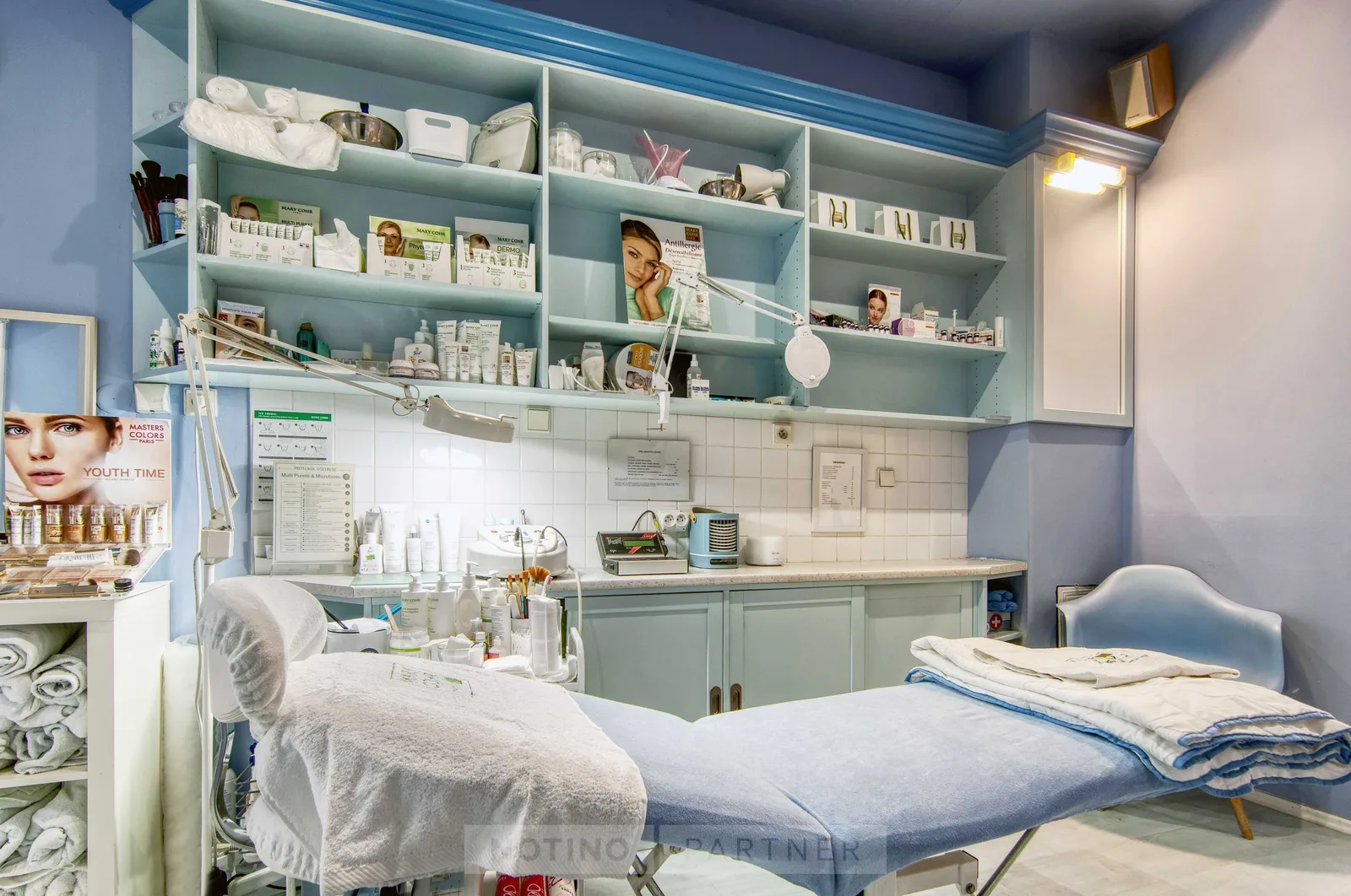 Modrý sen kosmetický salon – interiér salonu