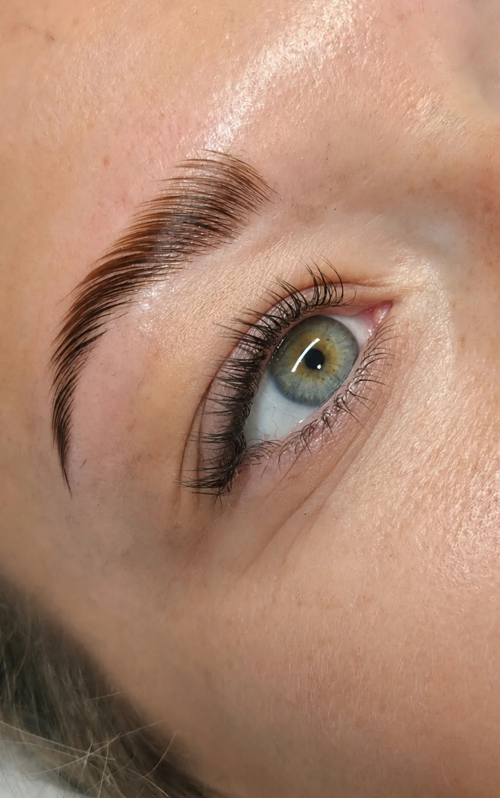 Nový set – UV řasy – ukázka práce, Šarm lashes & brows