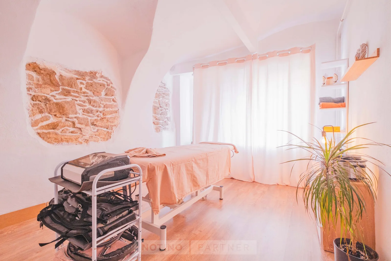 Lymfa massage studio – interiér salonu