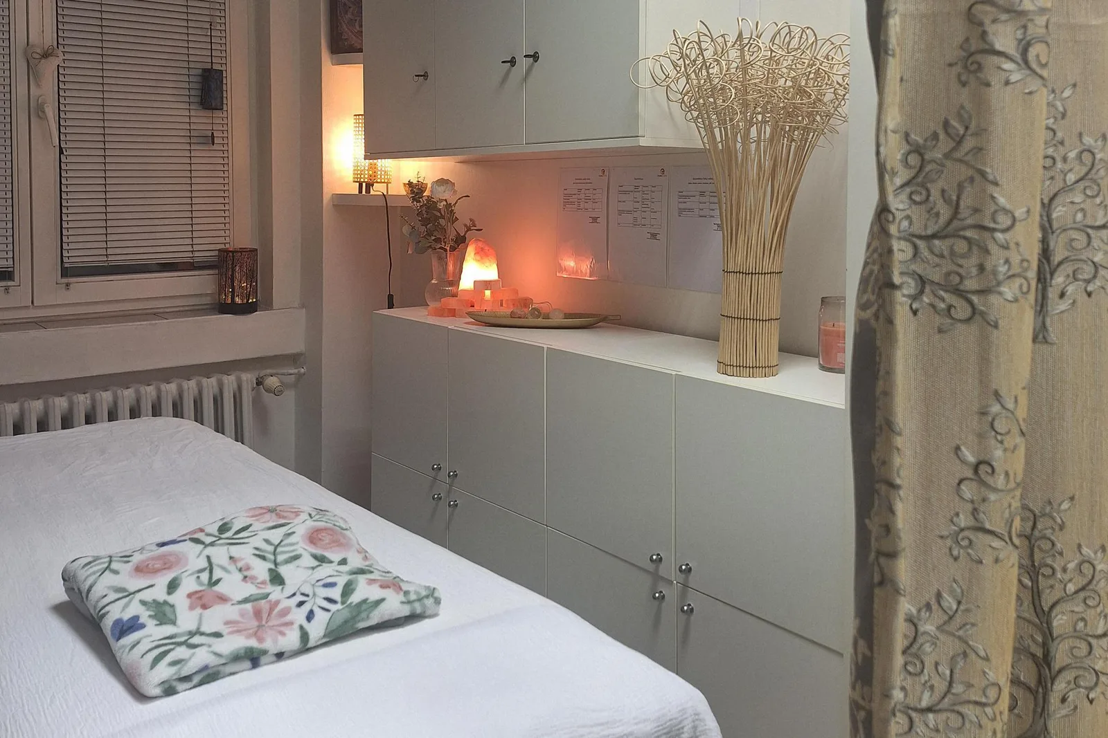 Masáže s vůní – interiér salonu