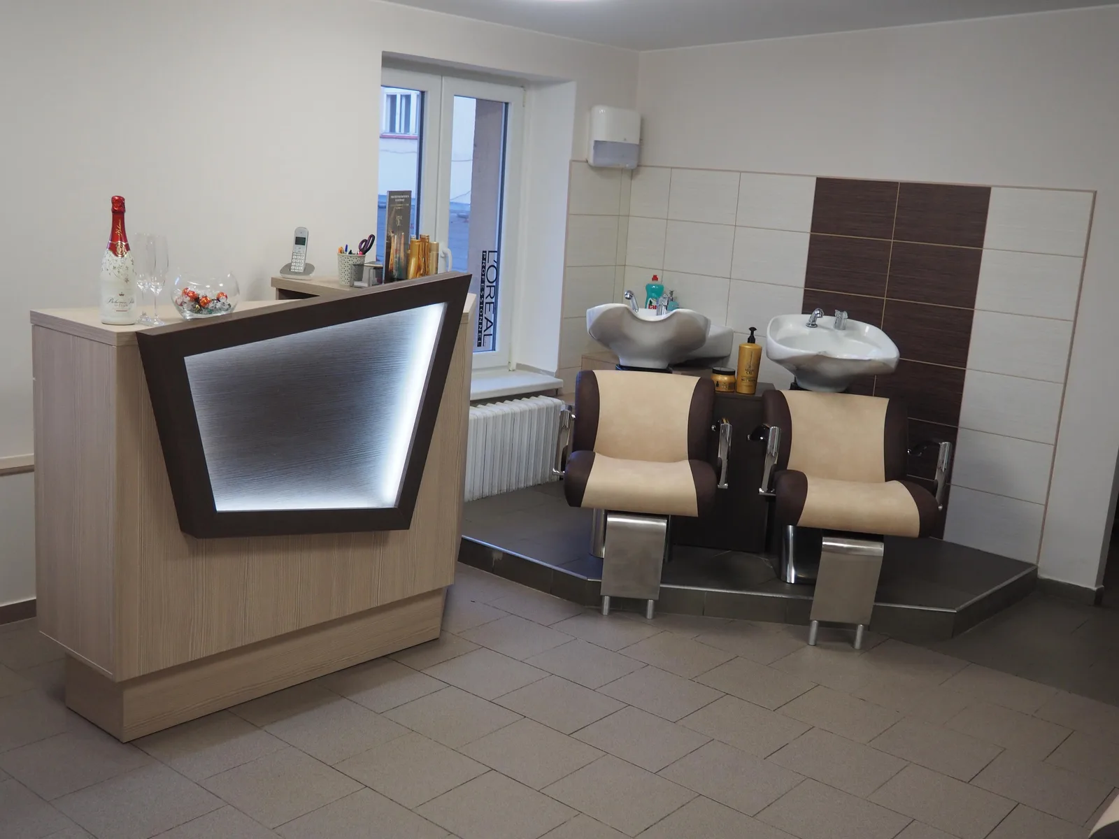 Kadeřnický Salon Trinity – interiér salonu