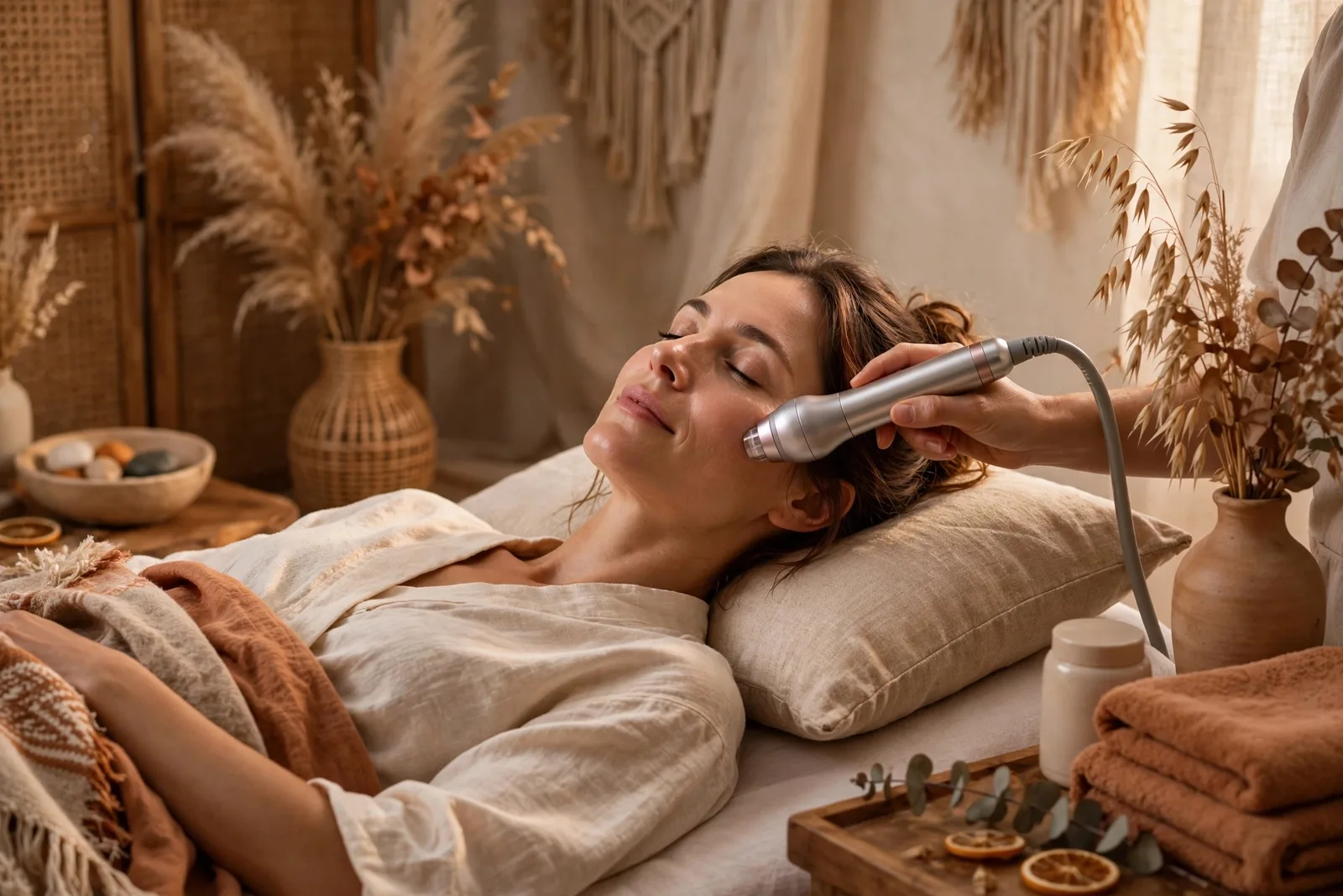 Radiofrekvence 30 minut – ukázka práce, Kosmetický salon Andrea