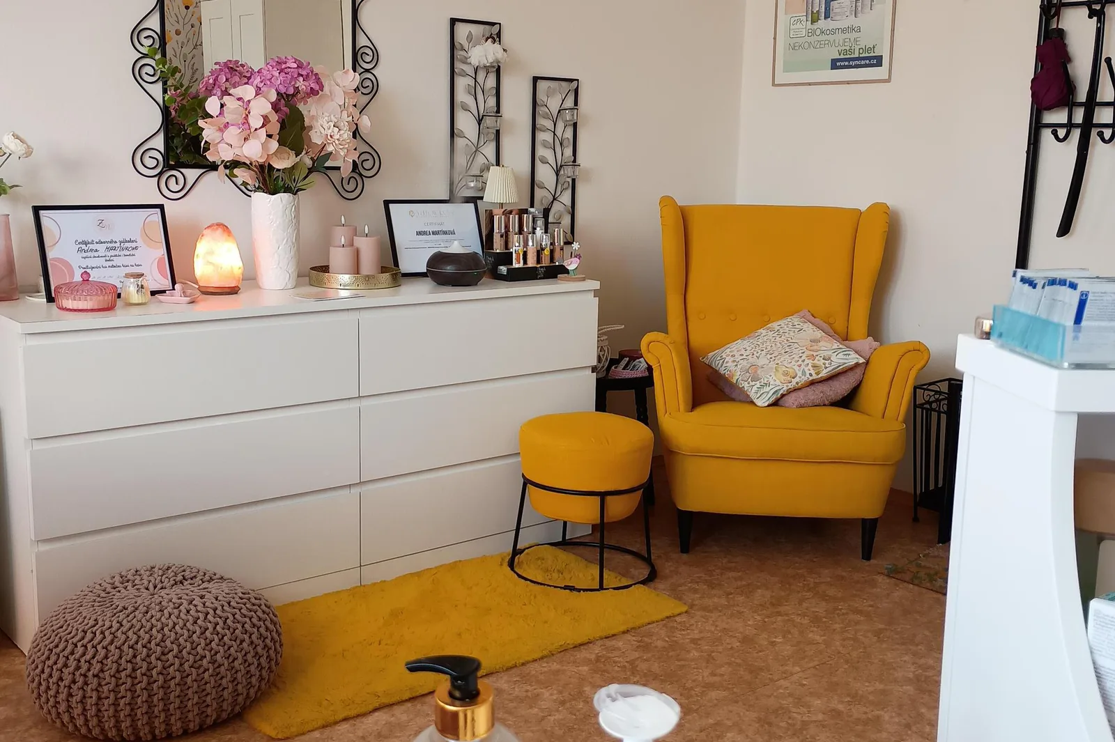 Kosmetický salon Andrea – interiér salonu