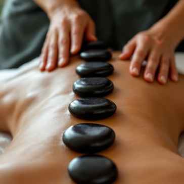 Masáž lávovými kameny