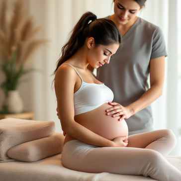 Těhotenská masáž