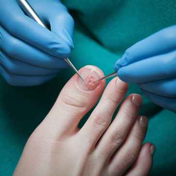 Léčení nehtů / podologie